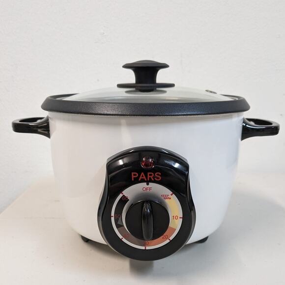 Pars Automatic Persian Rice Cooker Tahdig Rice Maker-White-5 Cup-USED-M85 - Picture 1 of 10